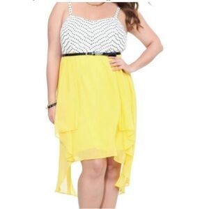 Torrid Geometric Layered Dress Size 16 NWT